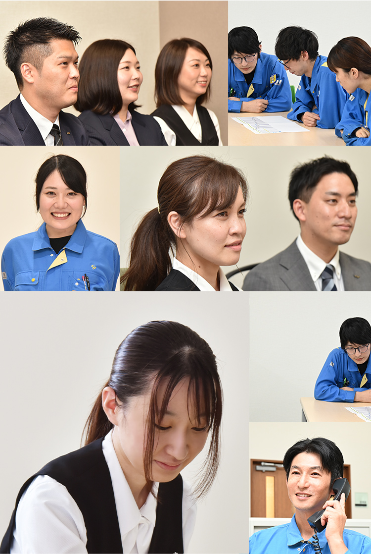 夢中で働いている人の写真